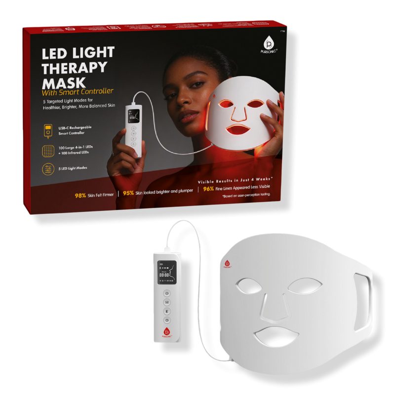 LED Light Therapy Mask with Smart Controller