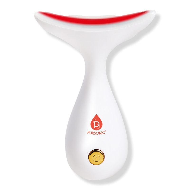LED Light Therapy Neck & Face Sculpting Wand - White