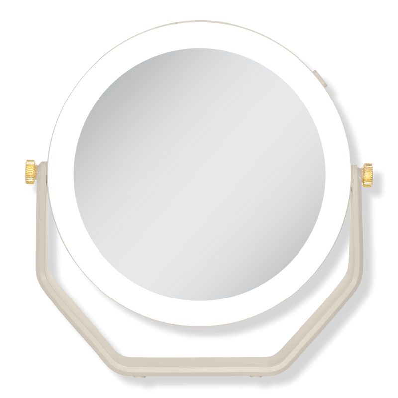 LED Lighted Makeup Mirror with 5X/1X Magnifications - Neutral