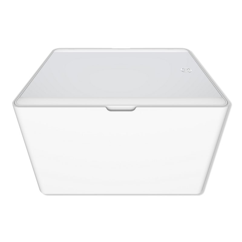 LED-Lighted Mirror with Storage Box