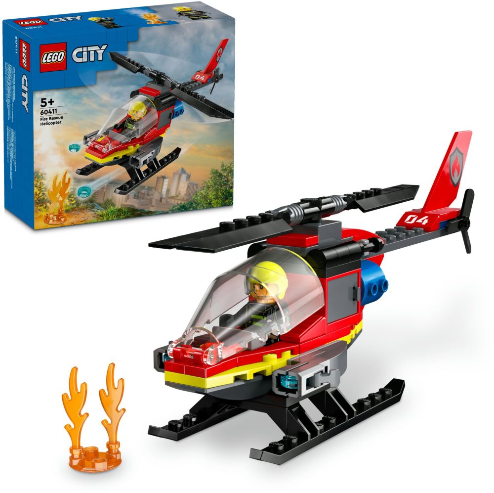 LEGO® City 60411 Fire Rescue Helicopter