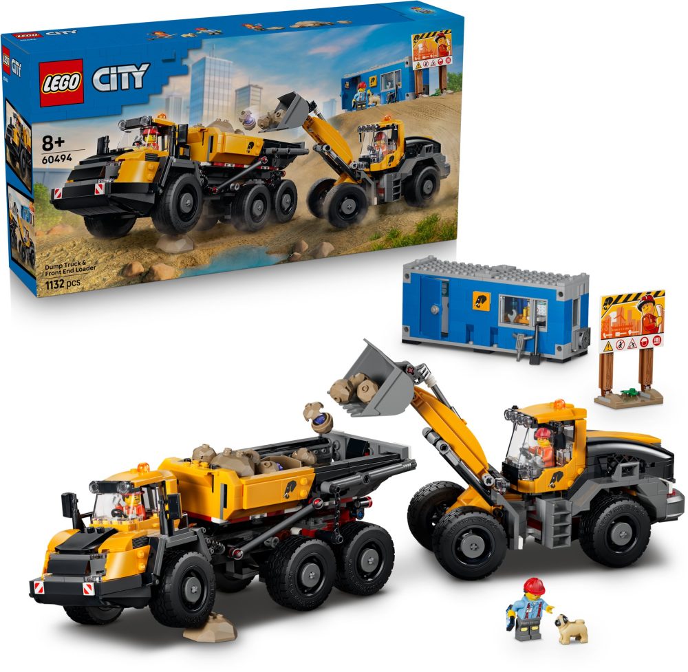 LEGO® City 60494 Dump Truck and Front Loader