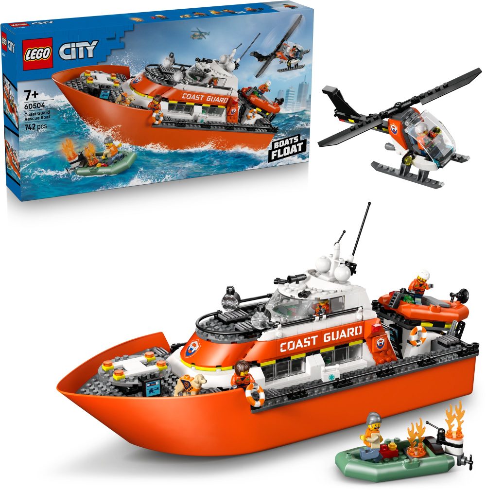 LEGO® City 60504 Coast Guard Lifeboat and Helicopter