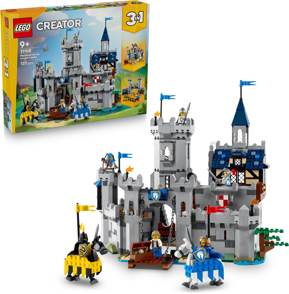 LEGO® Creator 3 in 1 31168 Medieval Castle and Knights on Horseback
