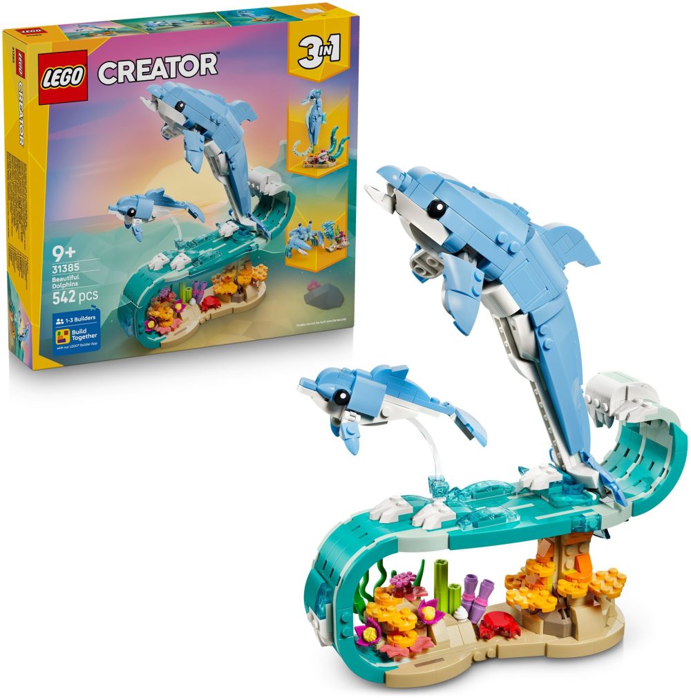LEGO® Creator 31385 Marine Animals: Beautiful Dolphins