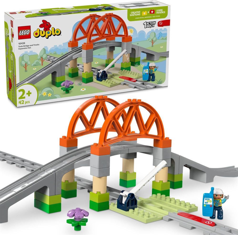 LEGO® DUPLO® 10426 Railroad Bridge and Tracks Expansion Set