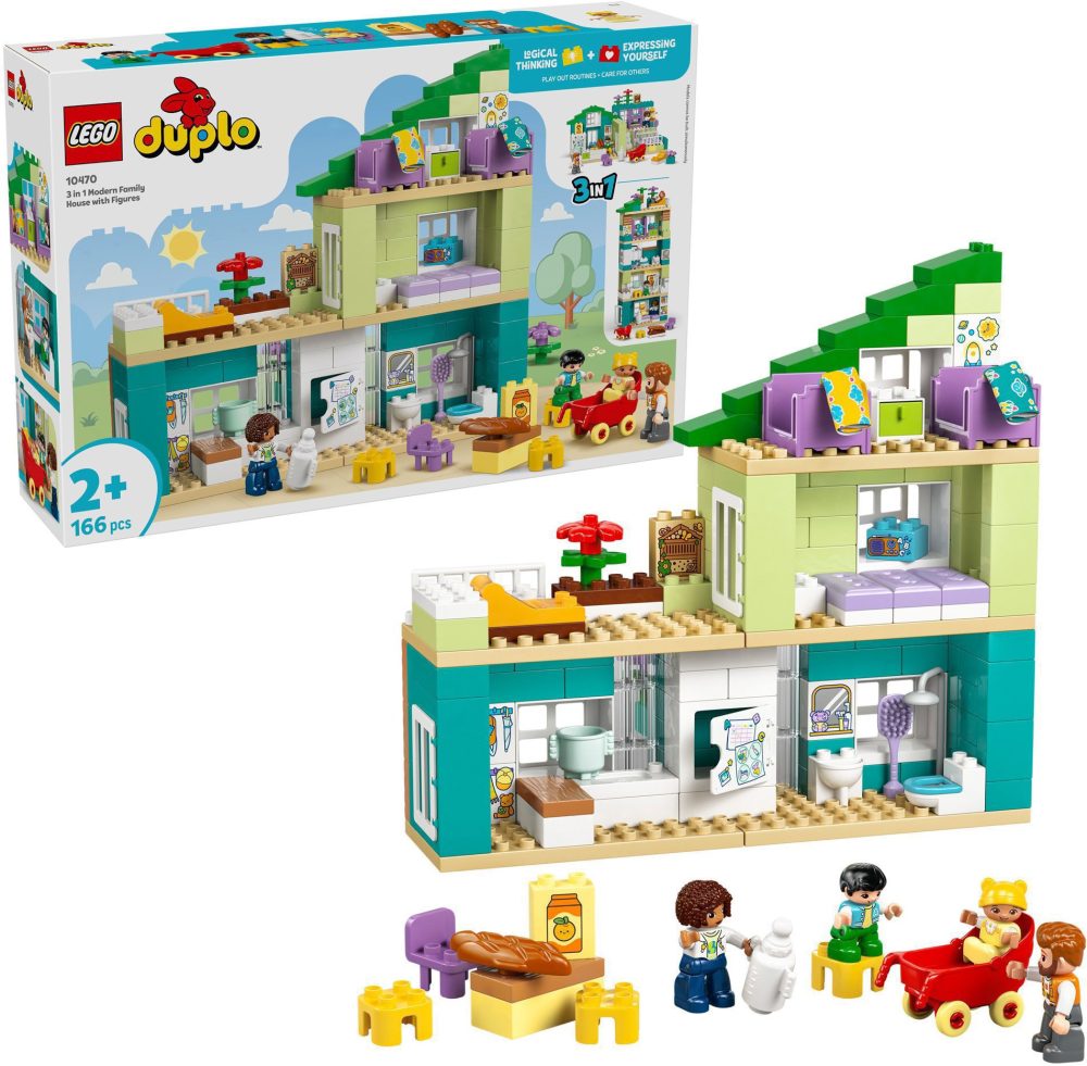 LEGO® DUPLO® 10470 Modern Family House 3 in 1 with figures