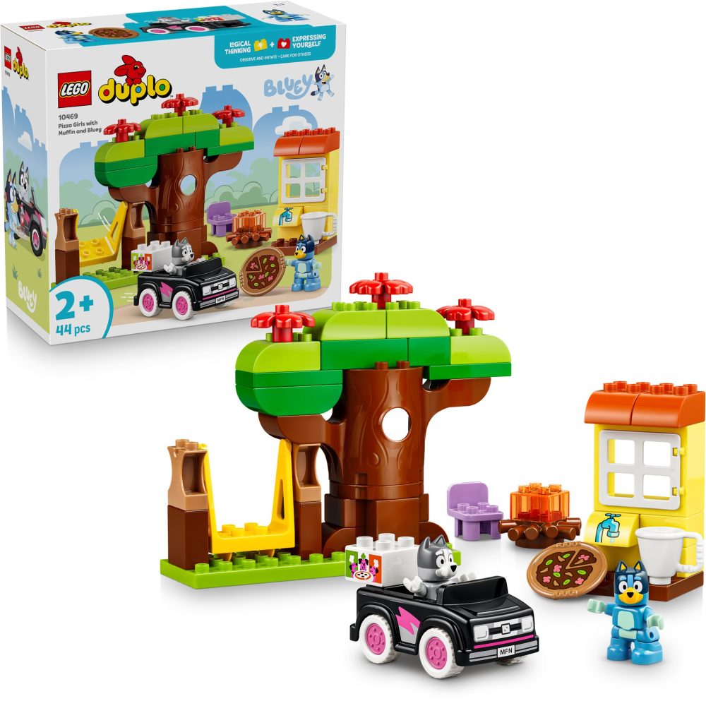 LEGO® DUPLO® | Bluey 10469 Muffin, Bluey and Pizza Delivery