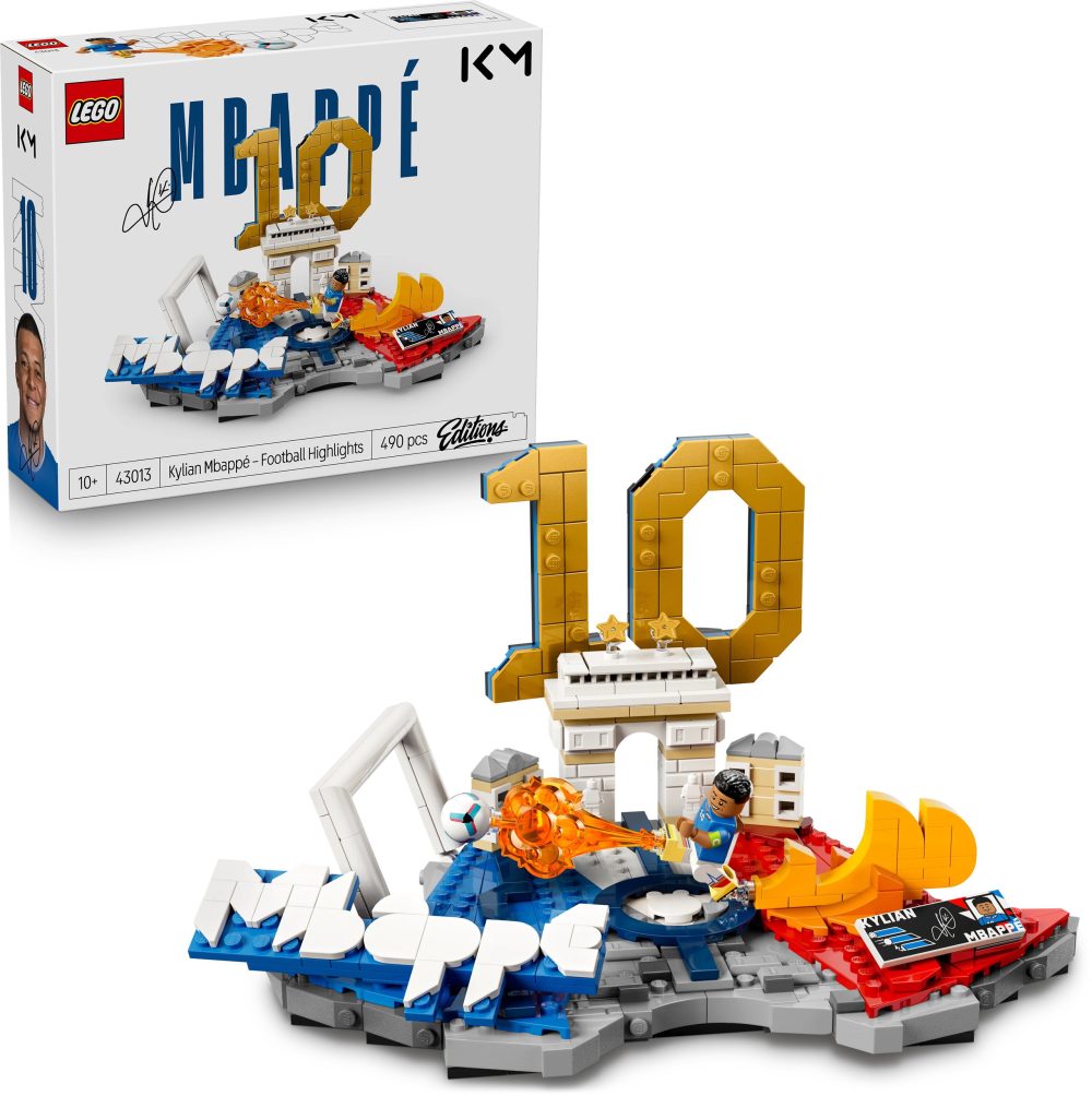 LEGO® Editions 43013 Kylian Mbappé – Star Moments in Soccer