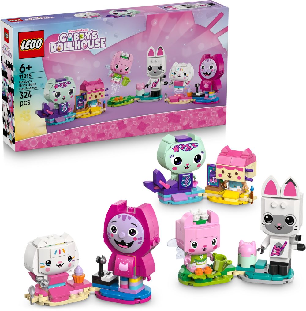 LEGO® Gaby's Magic House 11215 Gaby and her cat friends in bricks