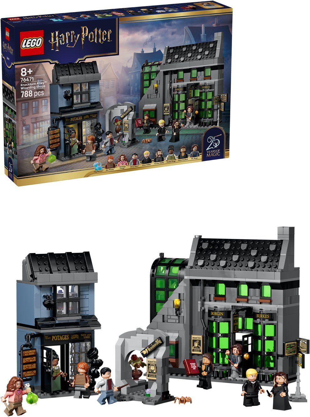 LEGO® Harry Potter 76471 The Wizarding Shops of Craft Street