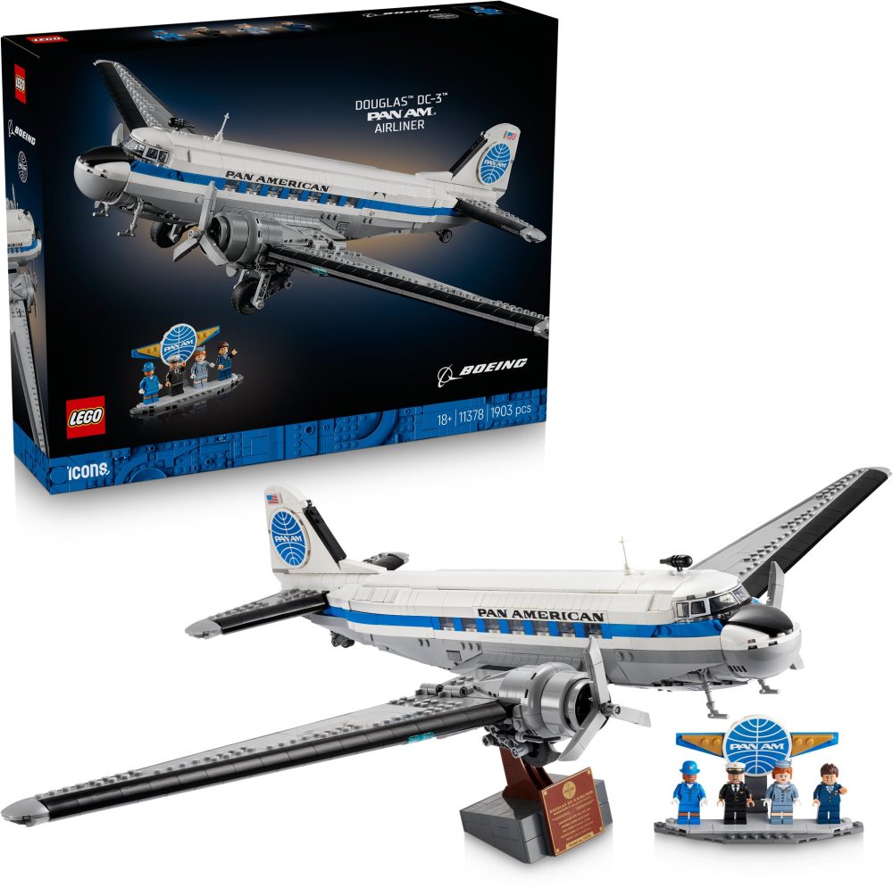 LEGO® Icons 11378 Douglas™ DC-3™ PAN AM® Transport Aircraft
