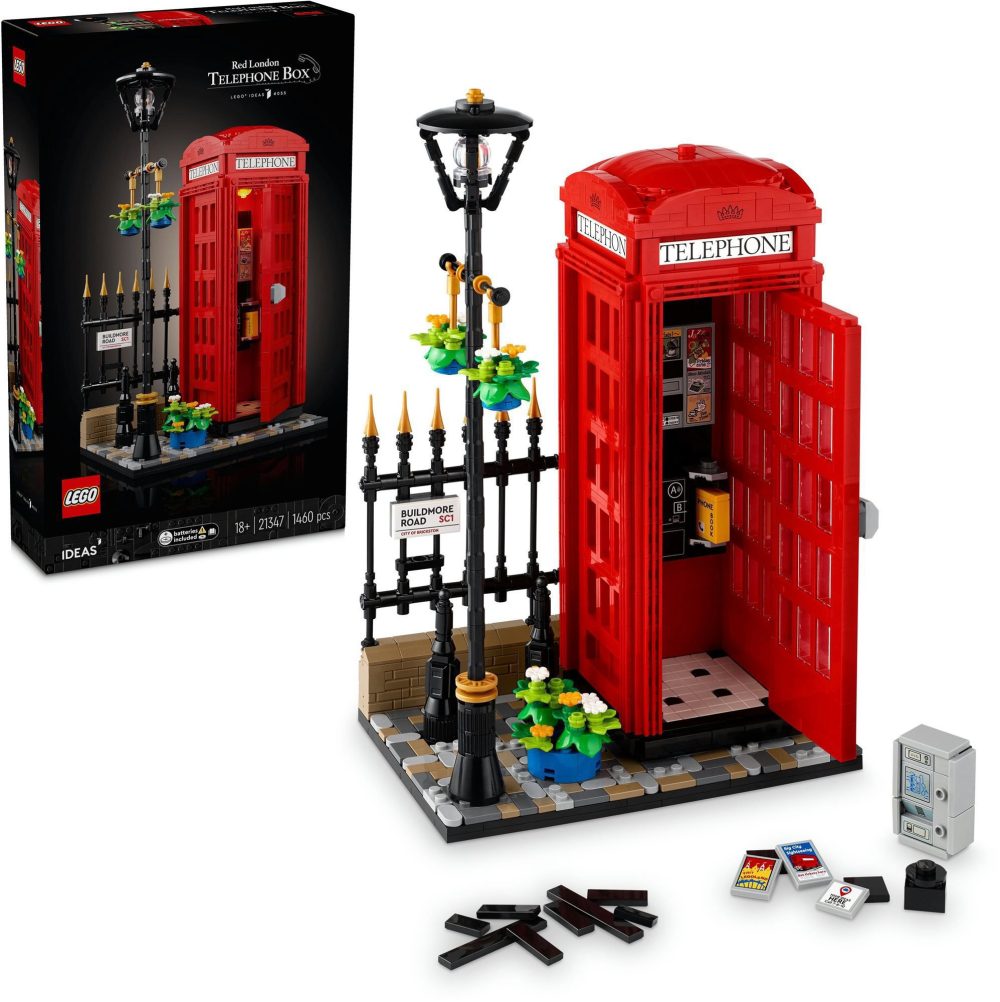 LEGO® Ideas 21347 Red London Telephone Box