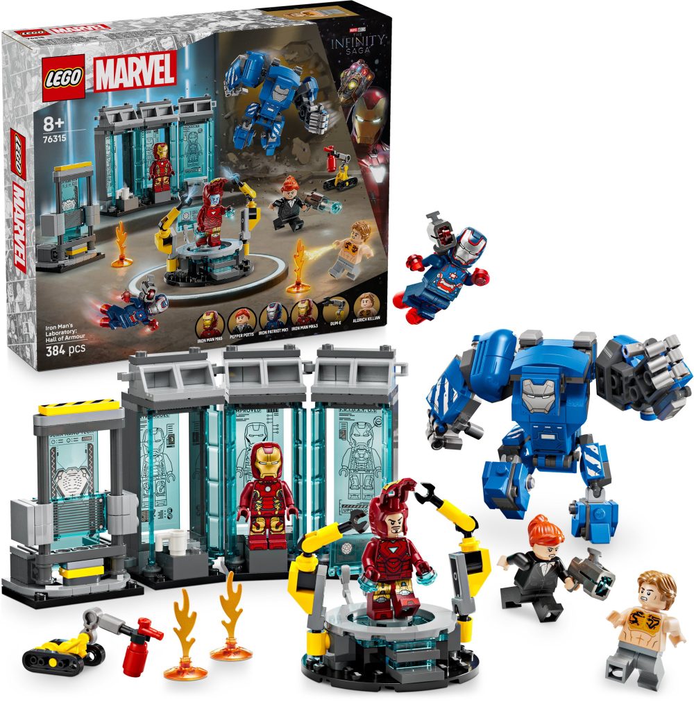 LEGO® Marvel 76315 Iron Man and His Laboratory: the Armor Hall