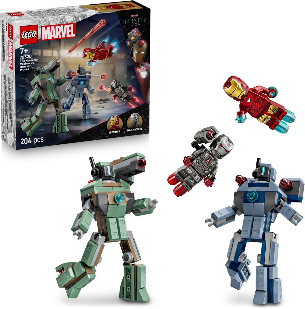 LEGO® | Marvel 76320 Iron Man and War Machine vs. Hammer Drones