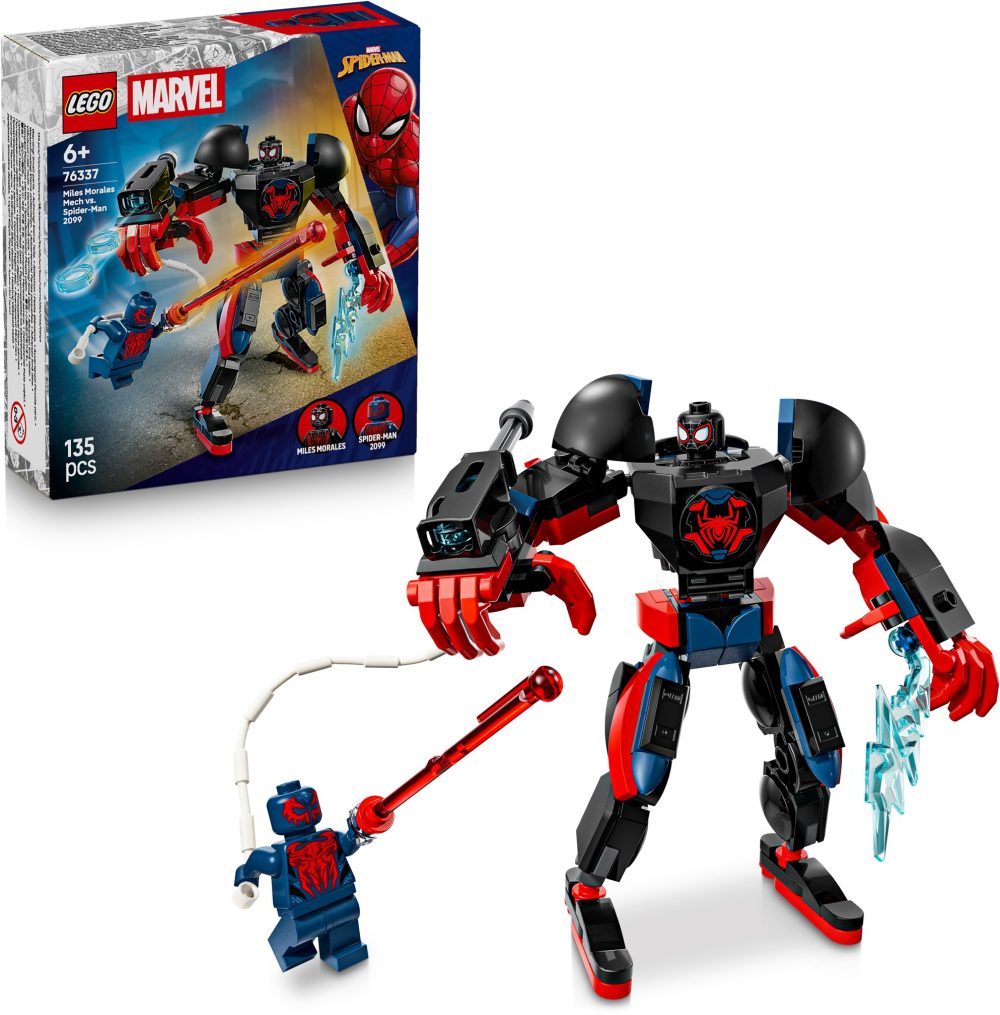 LEGO® Marvel 76337 Robot Miles Morales vs. Spider-Man 2099