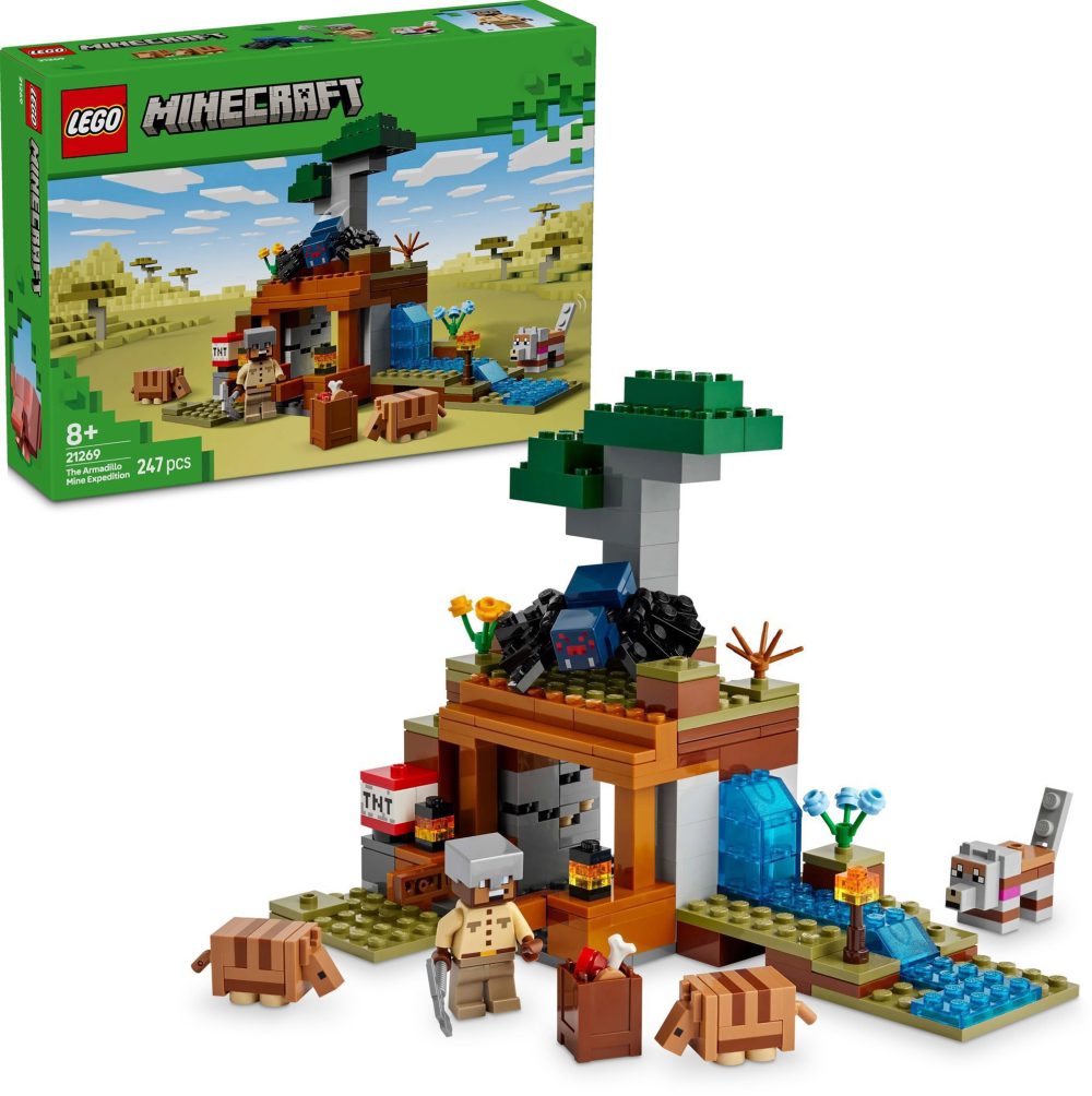 LEGO® Minecraft® 21269 Mine Quest and the Armadillo