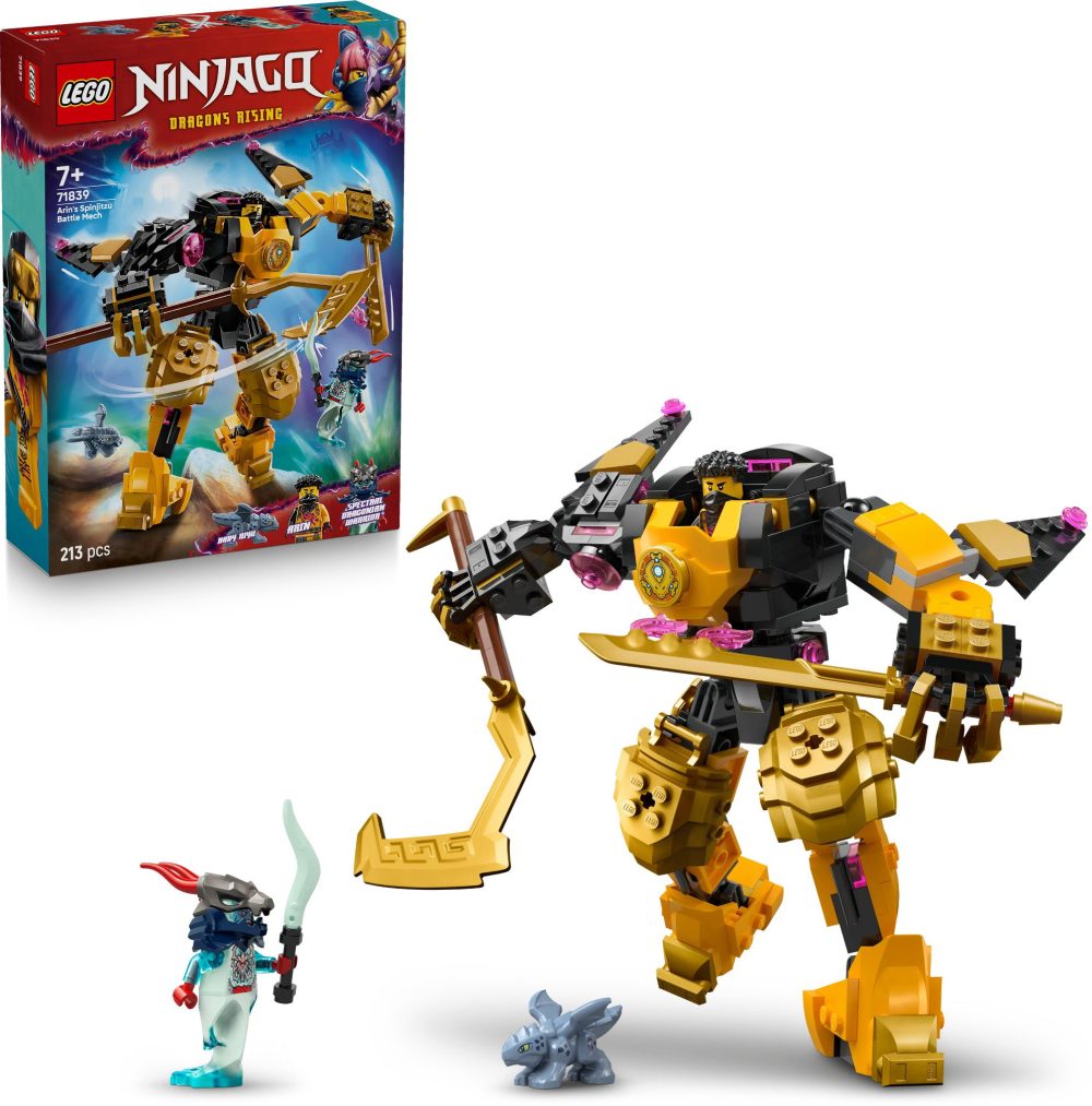 LEGO® NINJAGO® 71839 Arin and the Spinjitzu Battle Robot