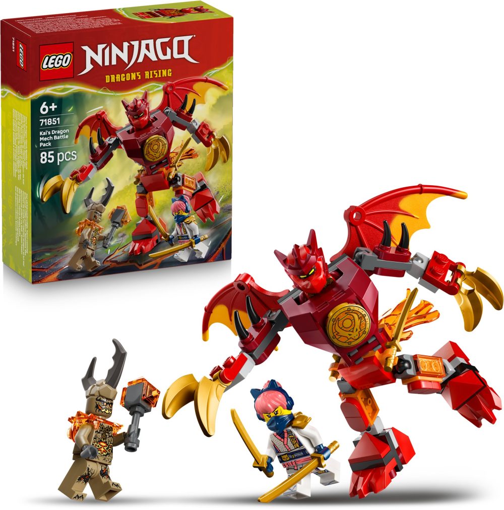 LEGO® NINJAGO® 71851 Kai's Battle Pack with Dragon Suit