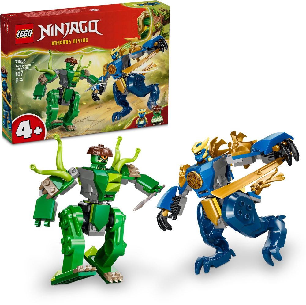 LEGO® NINJAGO® 71853 Jay and the fight in the dragon robot suit