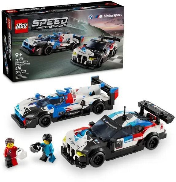 LEGO® Speed Champions 76922 Racing Cars BMW M4 GT3 and BMW M Hybrid V8