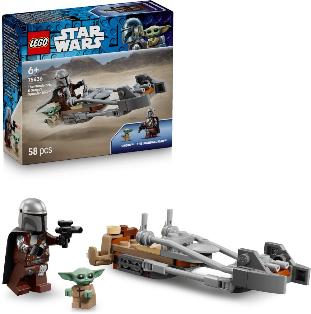 LEGO® Star Wars™ 75436 Mandalorian and Grogu and the speeder bike