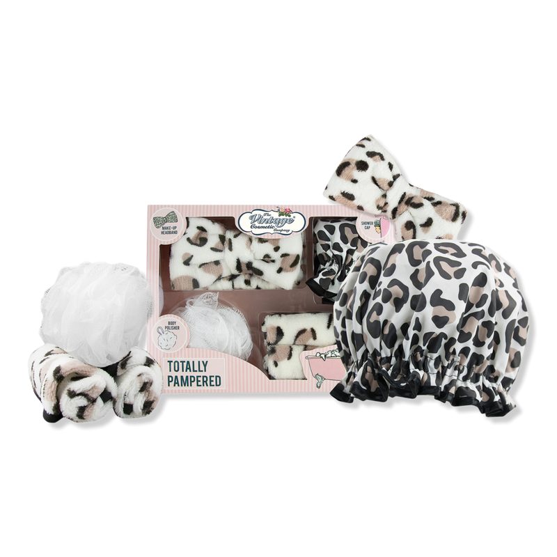 Leopard Print Totally Pampered Gift Set