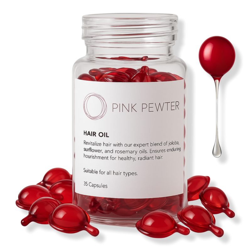 Lightweight Hair Oil Capsules