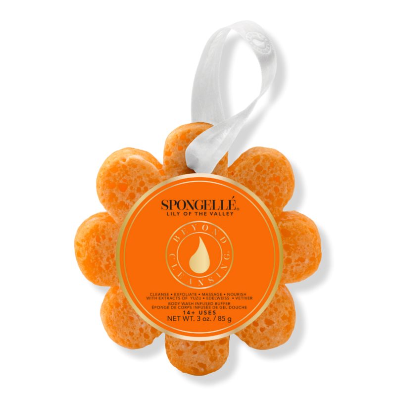 Lily Of The Valley Wild Flower Bath Sponge Built-In Body Wash Shower Loofah for Women