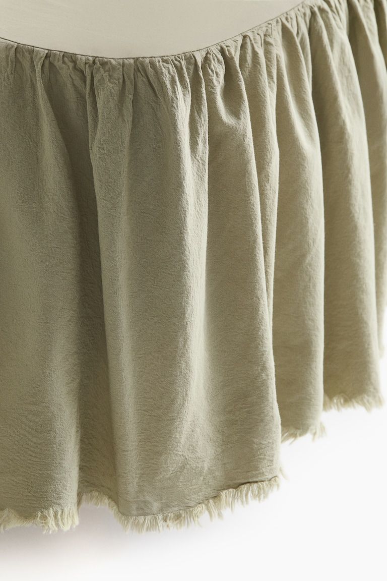 Linen-Blend Bedspread