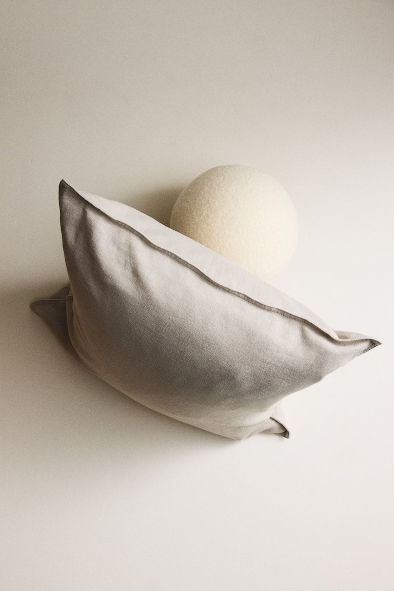 Linen-blend Cushion Cover