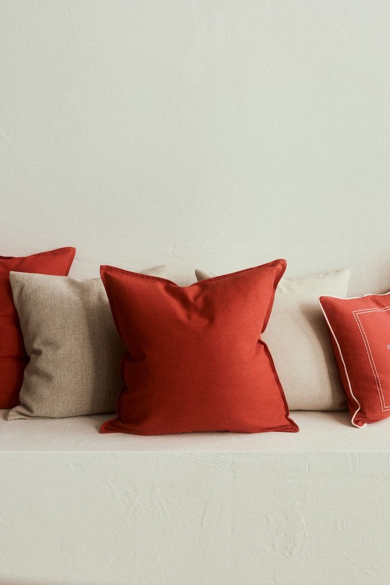 Linen-blend Cushion Cover