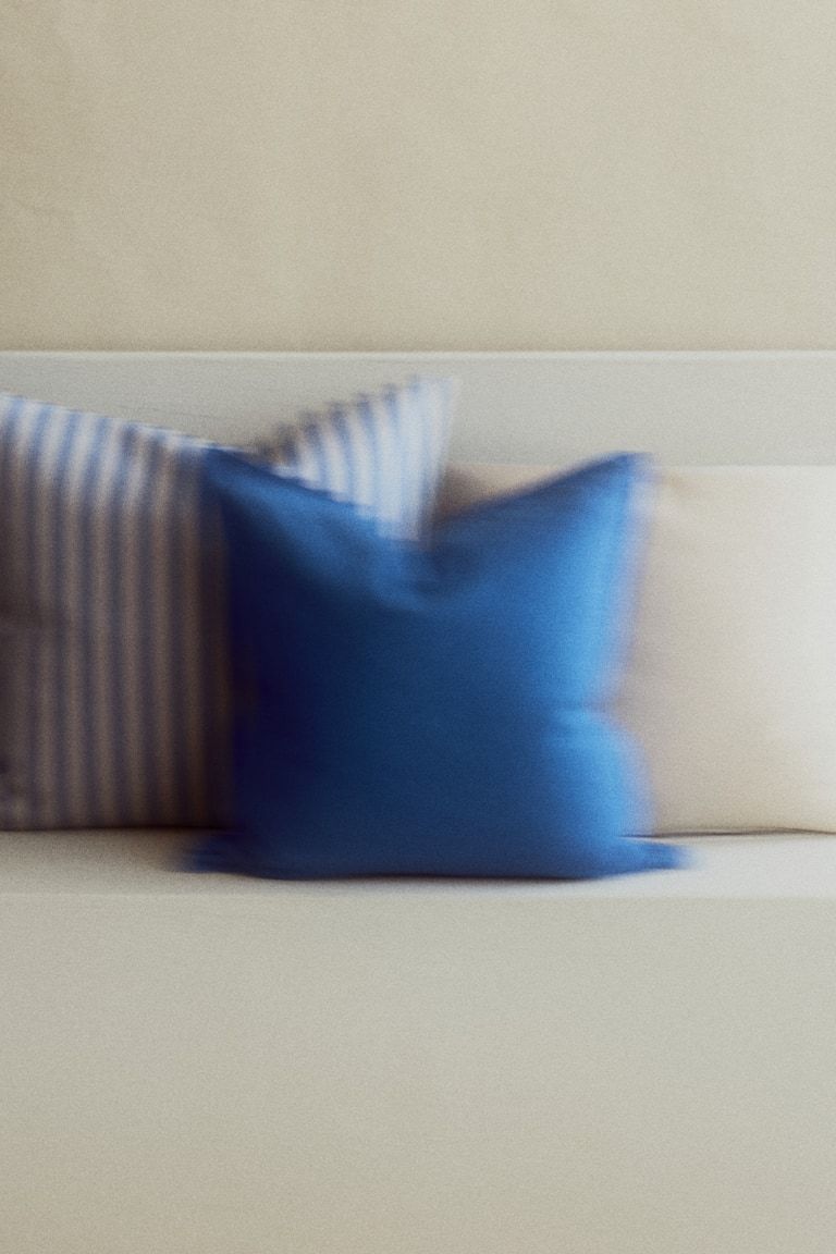 Linen-blend Cushion Cover