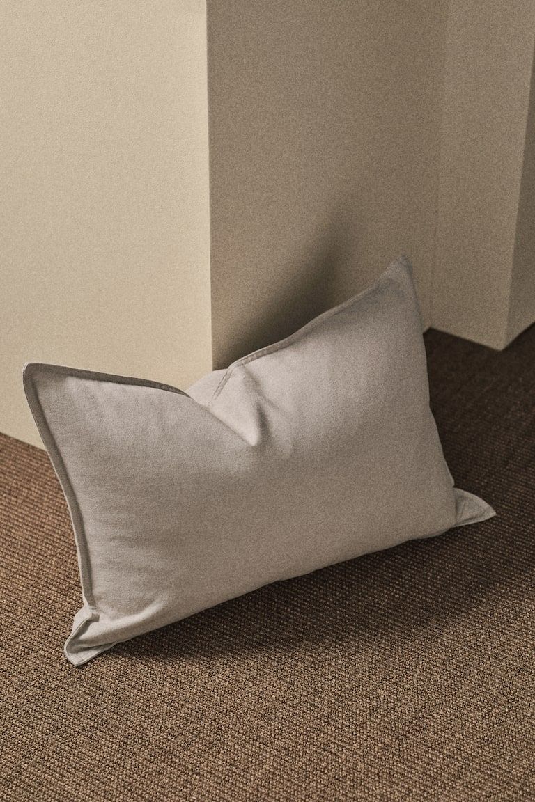 Linen-blend Cushion Cover