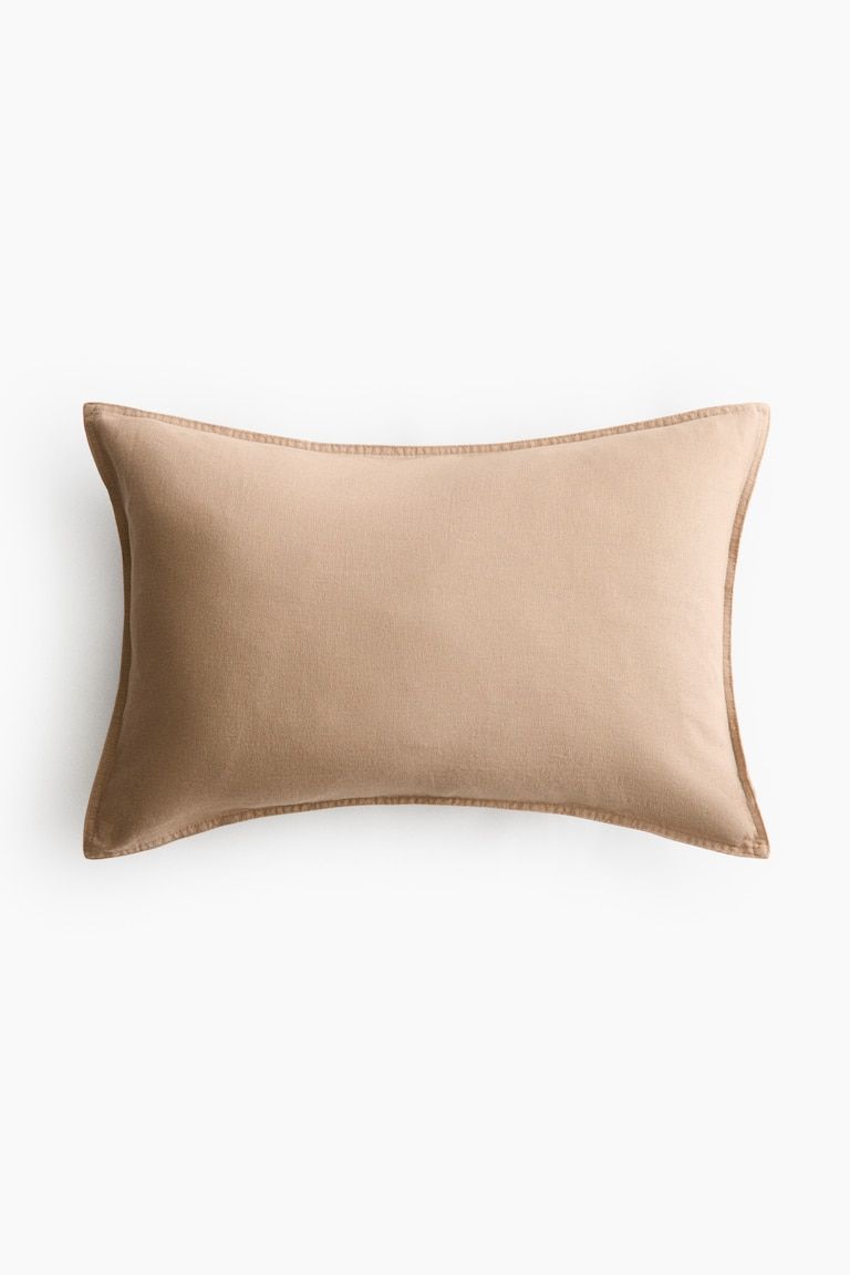 Linen-blend Cushion Cover