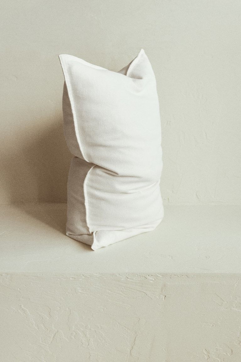 Linen-blend Cushion Cover