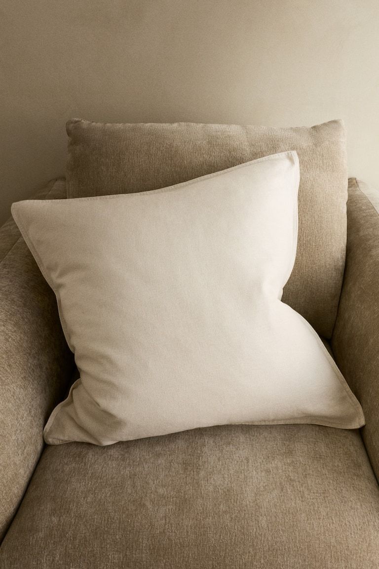 Linen-blend Cushion Cover