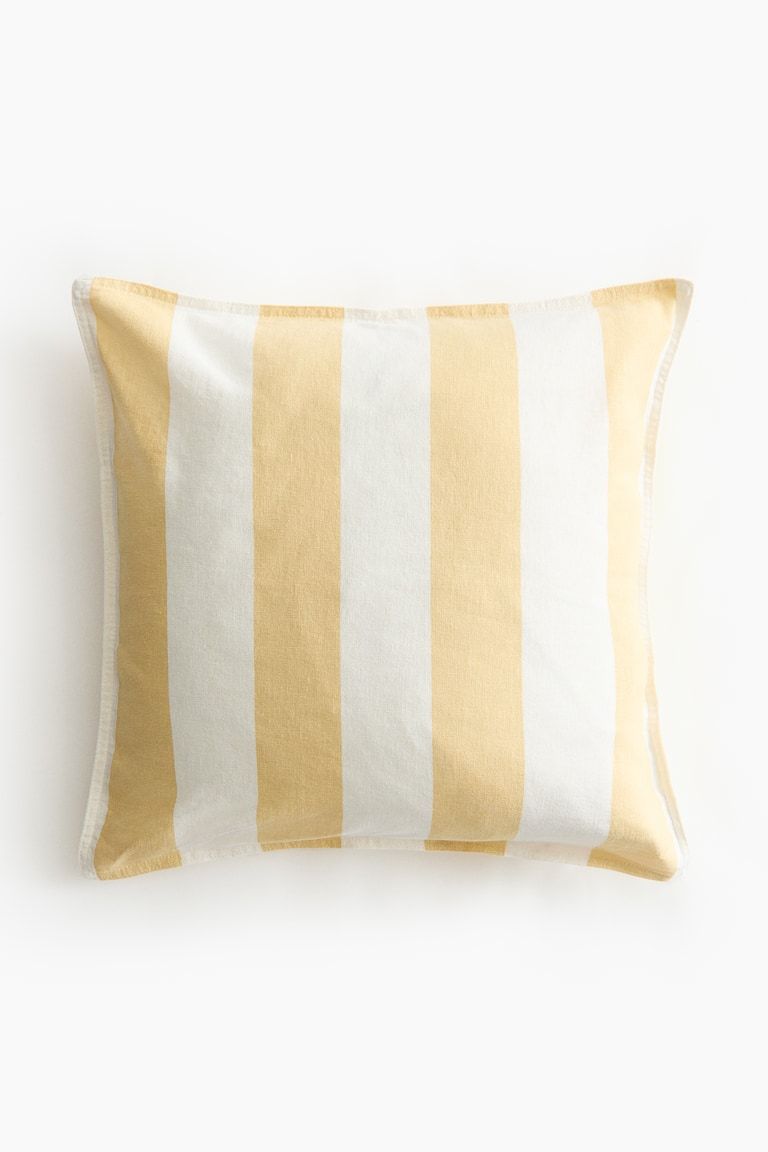 Linen-Blend Cushion Cover