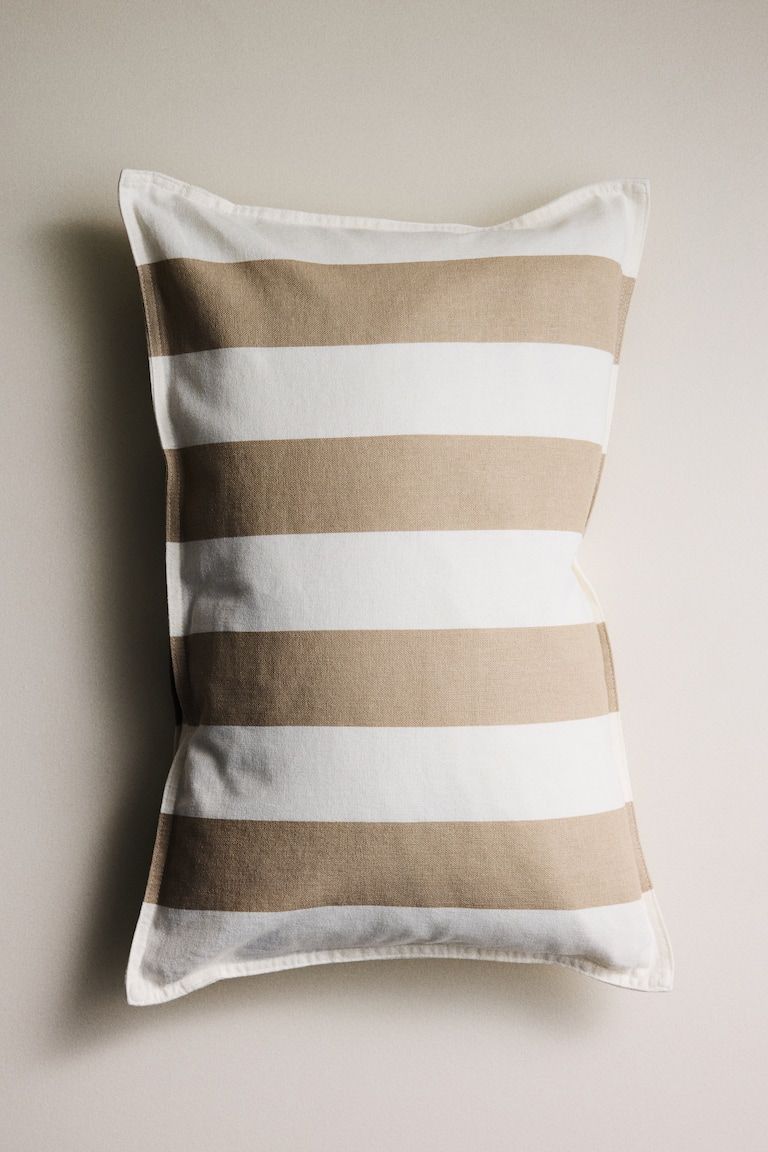 Linen-Blend Cushion Cover