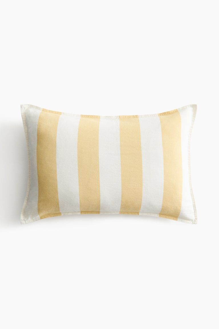 Linen-Blend Cushion Cover