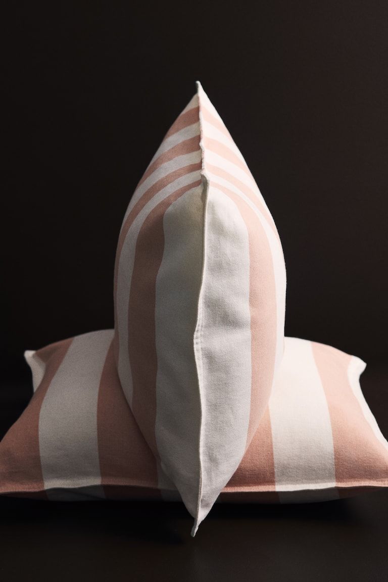 Linen-Blend Cushion Cover