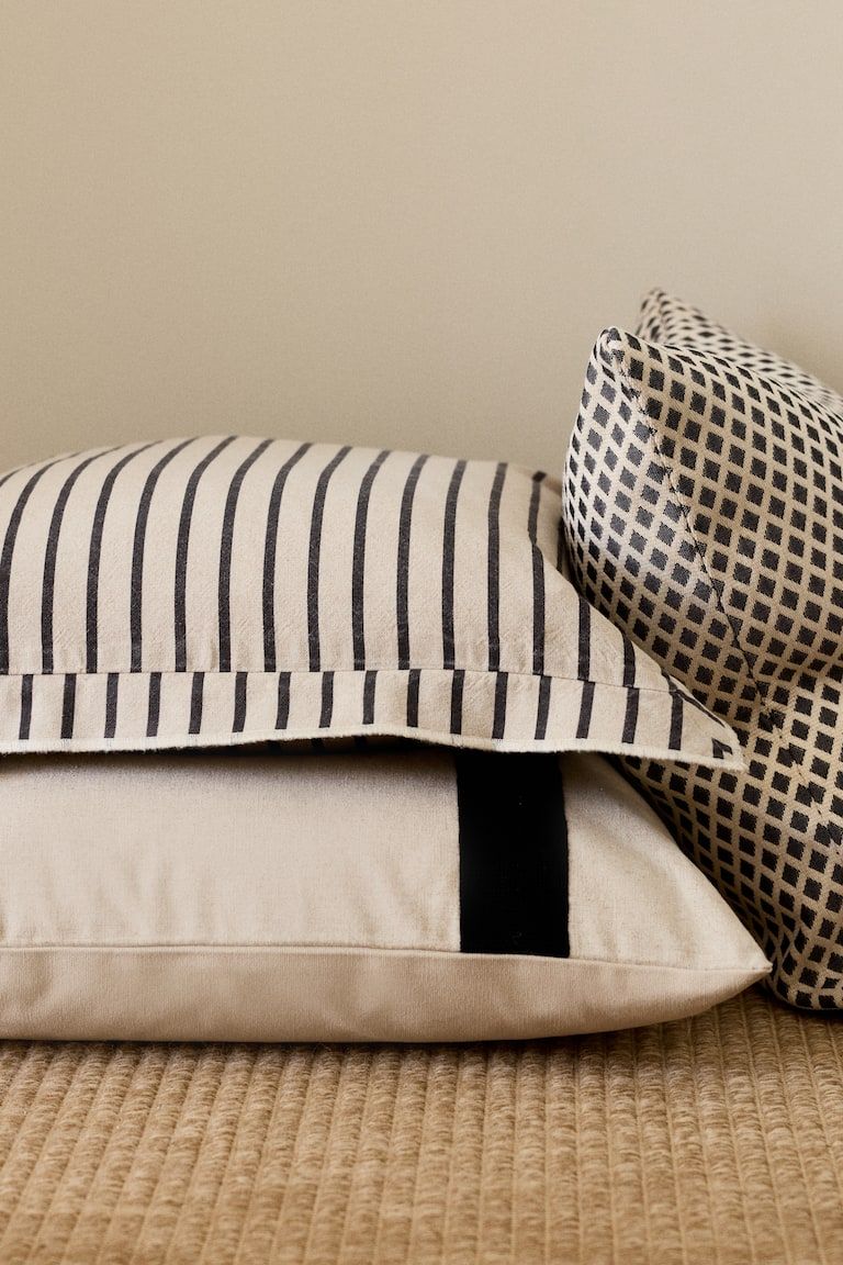Linen-Blend Cushion Cover