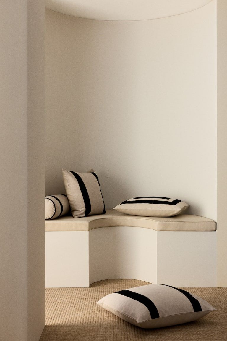 Linen-Blend Cushion Cover