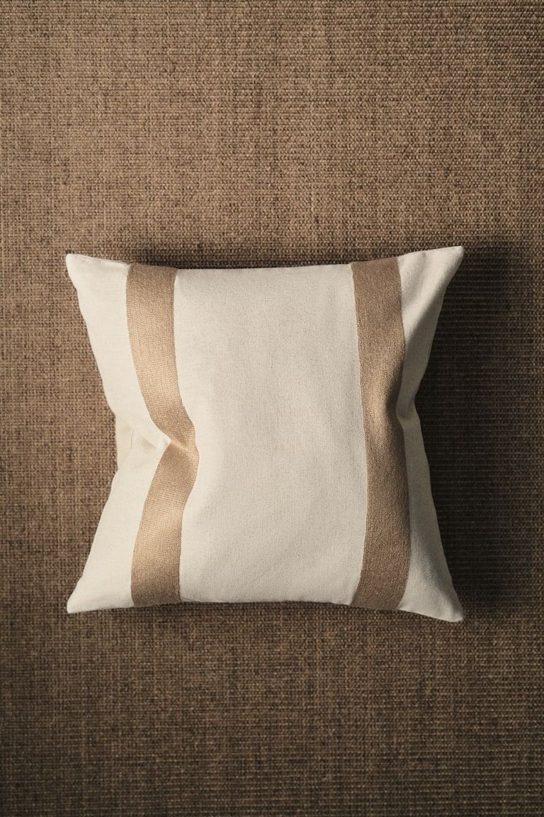 Linen-Blend Cushion Cover