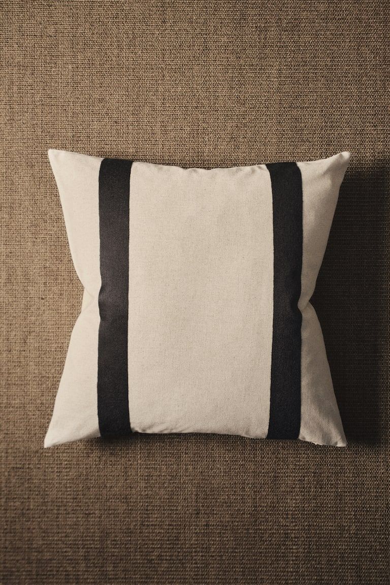 Linen-Blend Cushion Cover