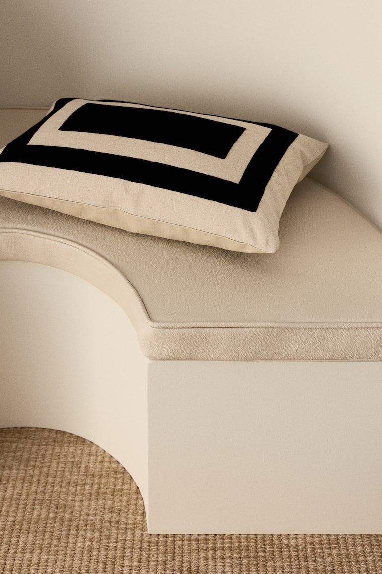 Linen-Blend Cushion Cover