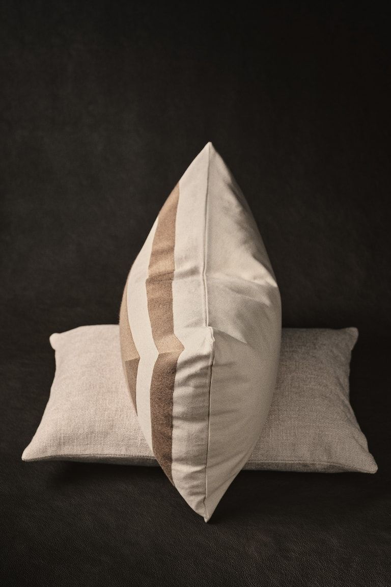 Linen-Blend Cushion Cover