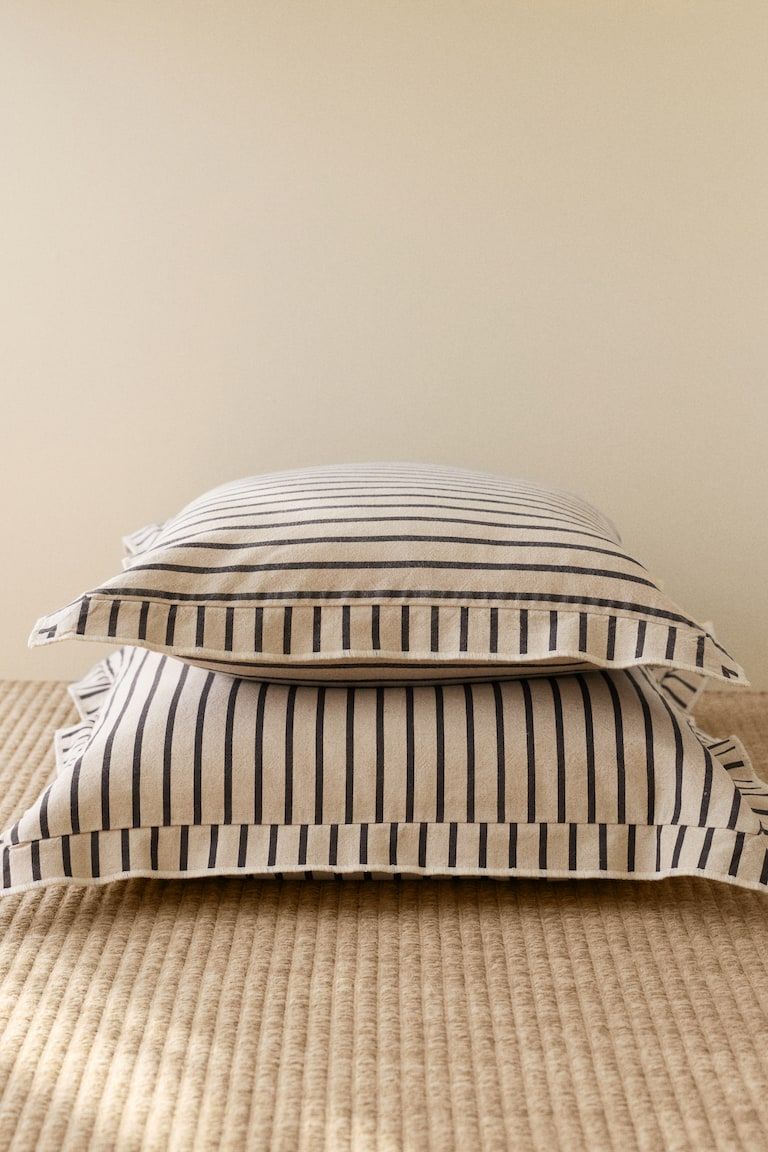 Linen-Blend Cushion Cover
