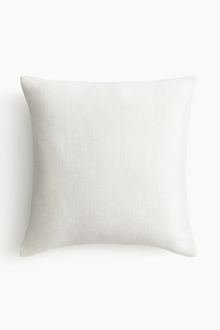 Linen-Blend Cushion Cover