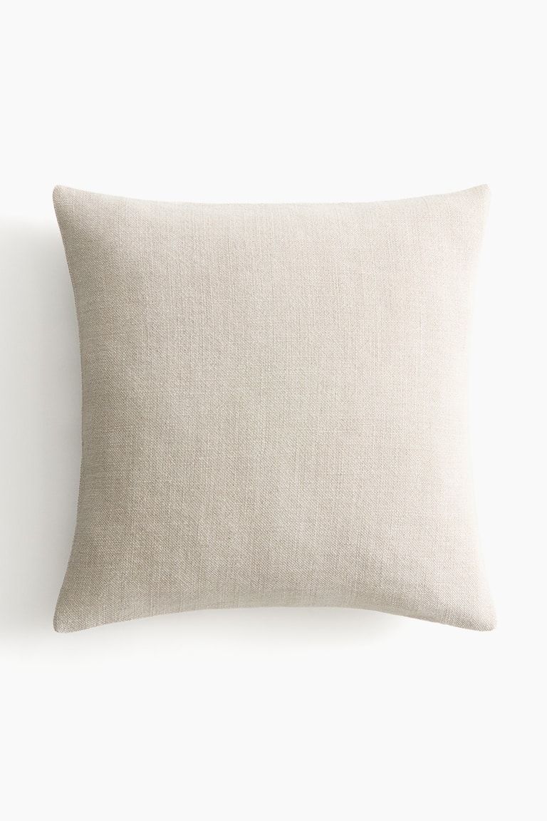 Linen-Blend Cushion Cover